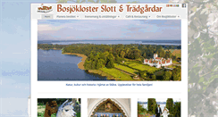 Desktop Screenshot of bosjokloster.se
